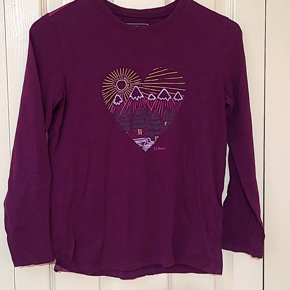 (3/$15) LL Bean long sleeve t shirt m 10/12